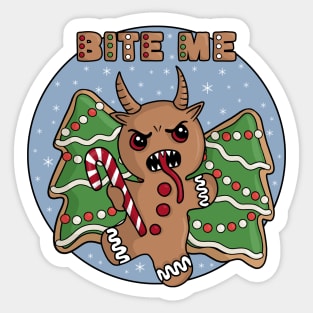 Gingerbread Krampus Sticker